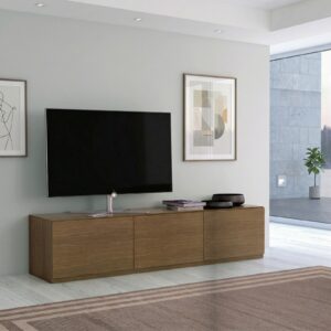 Base TV Moon.101 (60/90/120/180cm | Lacado/carvalho | Personalizavel