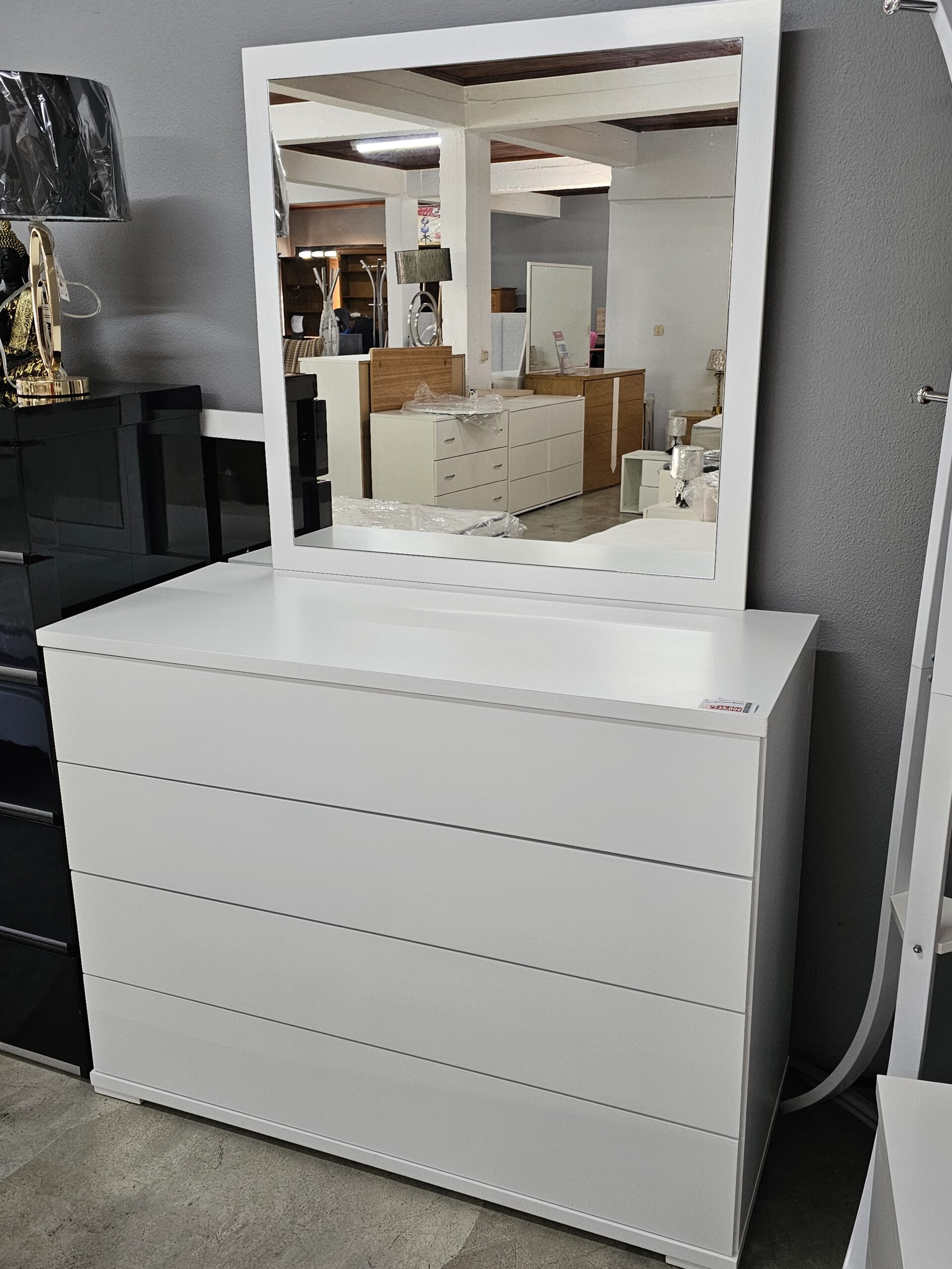 Cómoda Livorno (Folha Madeira ou Lacado | 115cm | Personalizavel) - Imagem 9