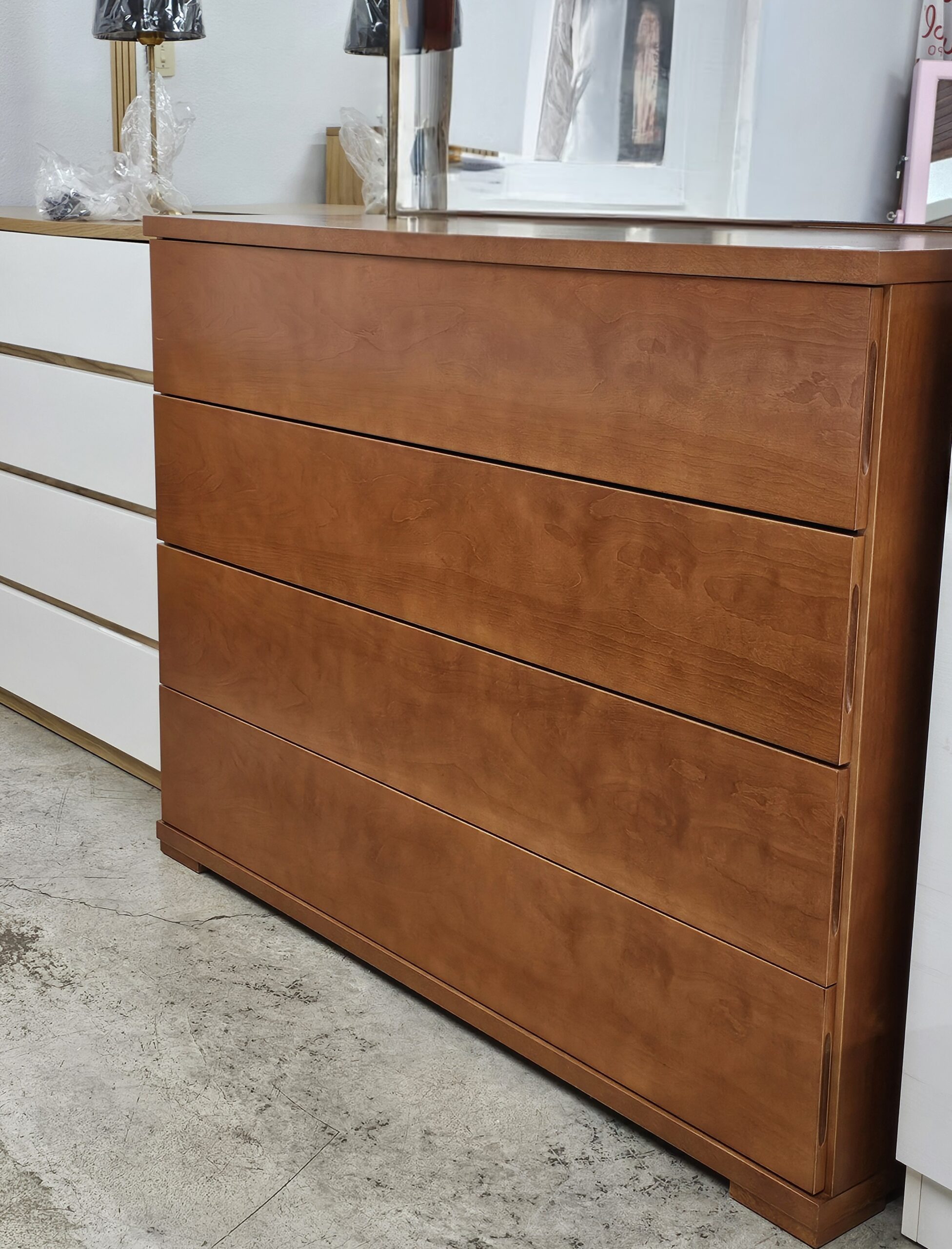 Cómoda Livorno (Folha Madeira ou Lacado | 115cm | Personalizavel) - Imagem 10