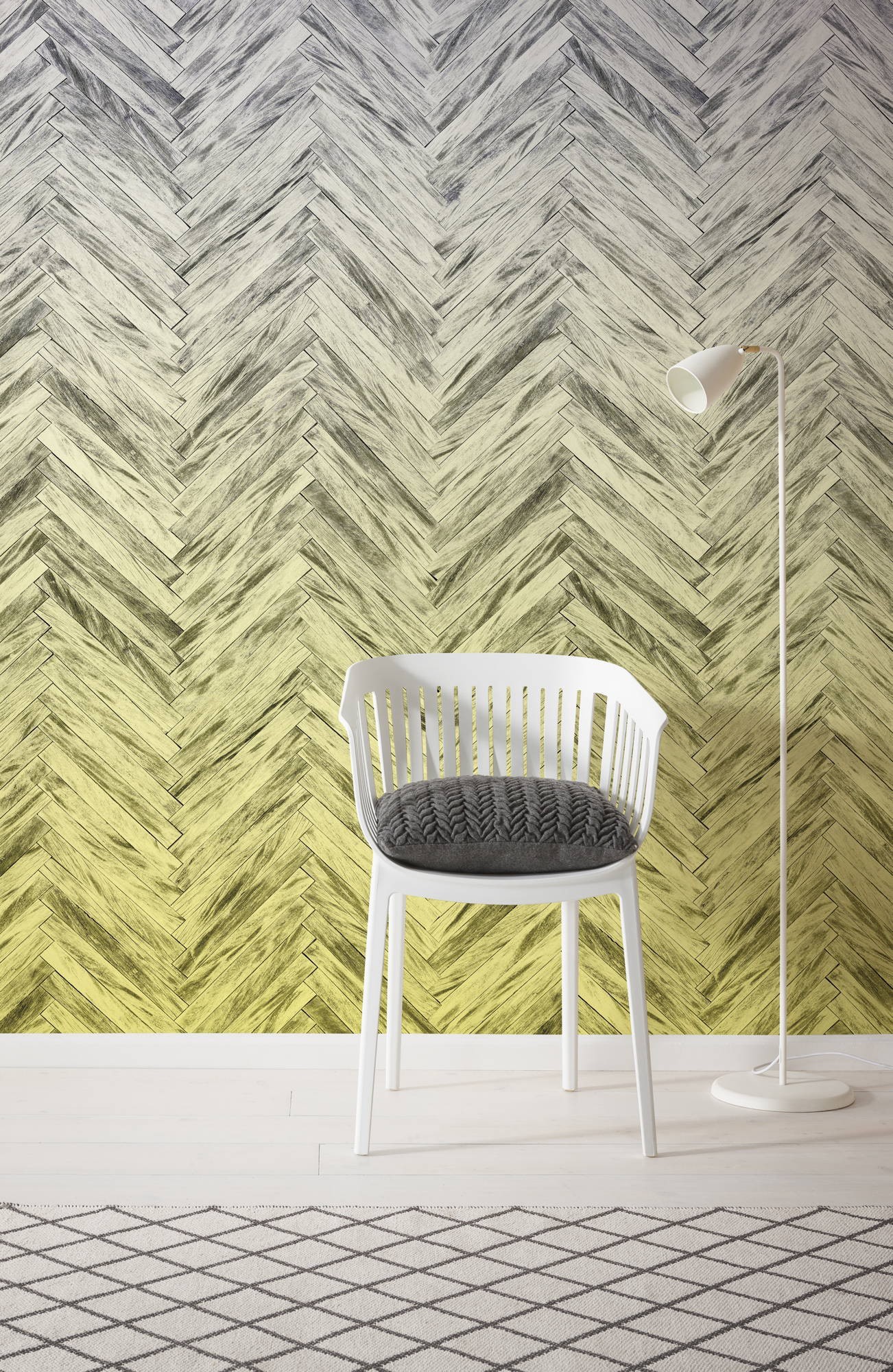 Papel Parede 6000C-VD4 Herringbone Yellow
