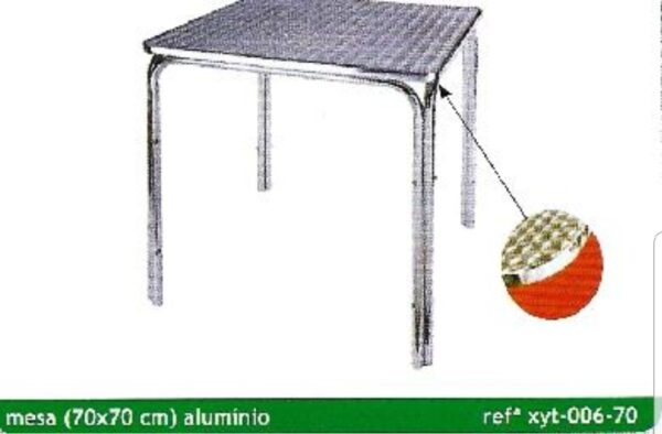 Mesa em Aluminio XYT-006-70