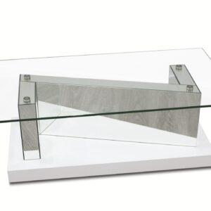 Mesa de centro Z Tampo/vidro