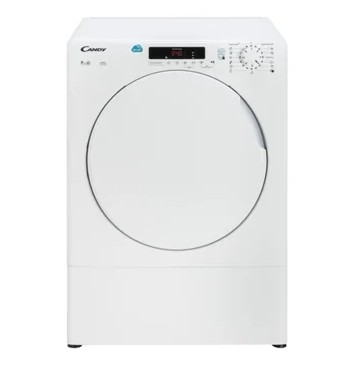 Máquina de secar roupa candy CSV 9DF 9 kg - Exaustão - Branco