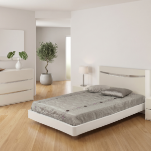 Quarto Smile (Cama + 2x Mesa de cabeceira + comoda + espelho | Personalizavel)