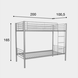 Beliche LI-0770 - (Metal | 90x190cm | Não Personalizável