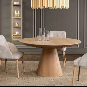 Mesa de Jantar Corvo Fixa Red. Pé Cone