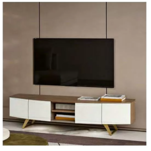 Móvel tv Corvo 4 Portas (Pé de Ferro)