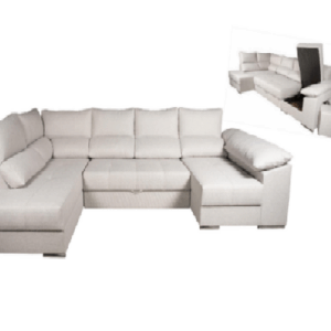 Sofá canto Cantata (350x200cm | C/cama | Personalizavel)