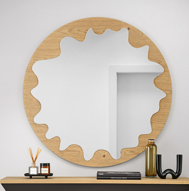 Moldura redonda Corvo