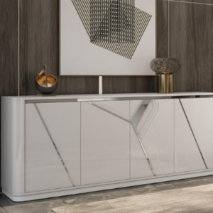 Aparador Toronto 02 (210cm | c/Rodapé | Lacado | Personalizável) 210x90x50cm