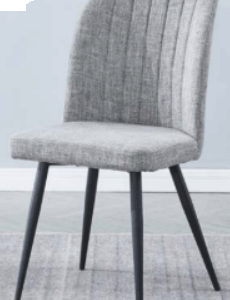 Cadeira Rory (pé metal | Acento estofado)