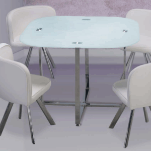 Conjunto Teca (mesa + 4 cadeiras)