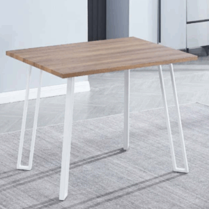 Mesa Jaen (100x70cm | Fixa | Metal + Melamina DM)