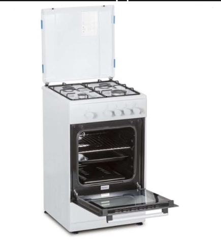 Fogão Telefac TFF5052MB (50cm | Branco | Gás)