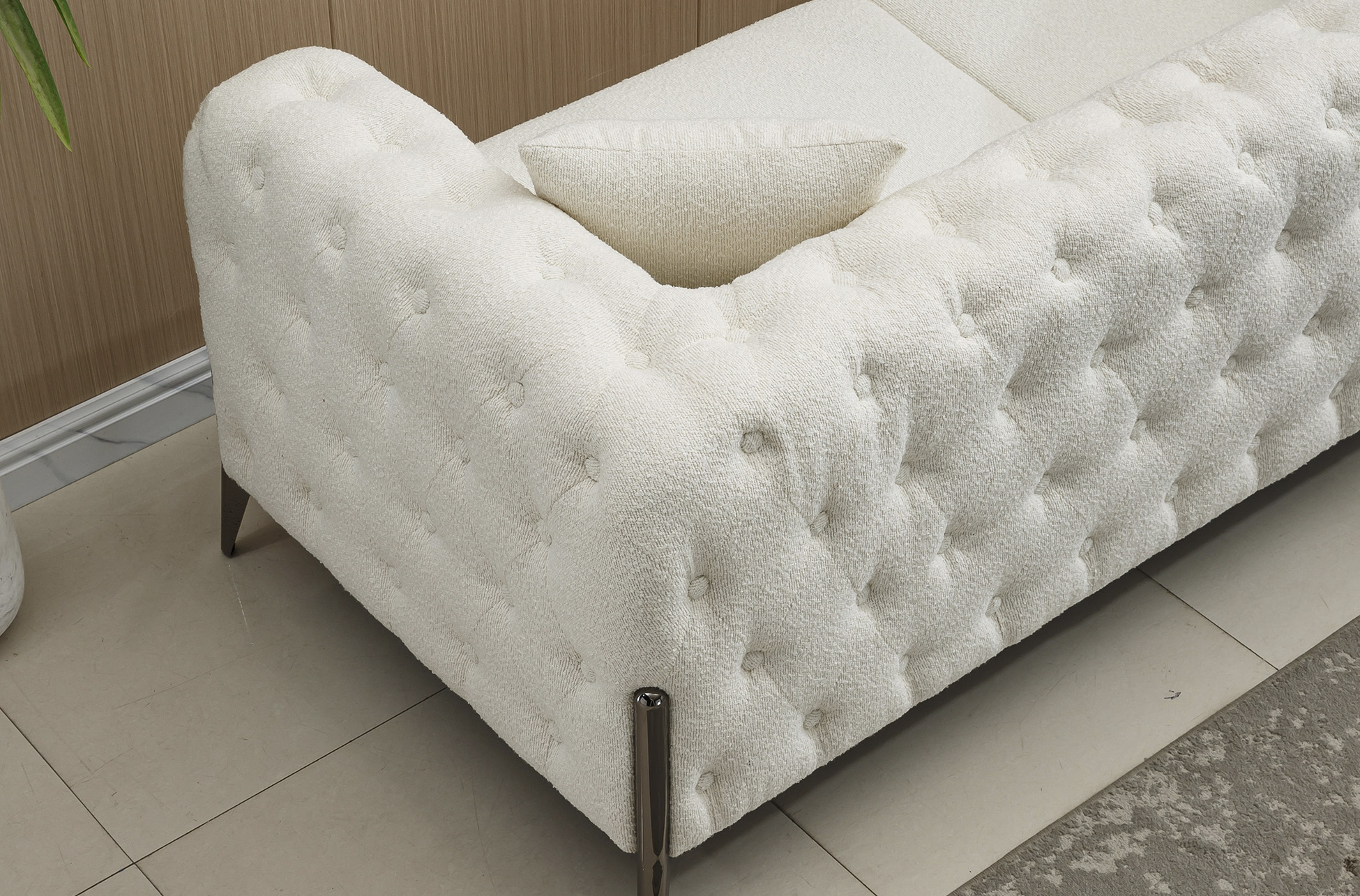 Sofá Cindy (202cm | Veludo ou linho) - Imagem 3