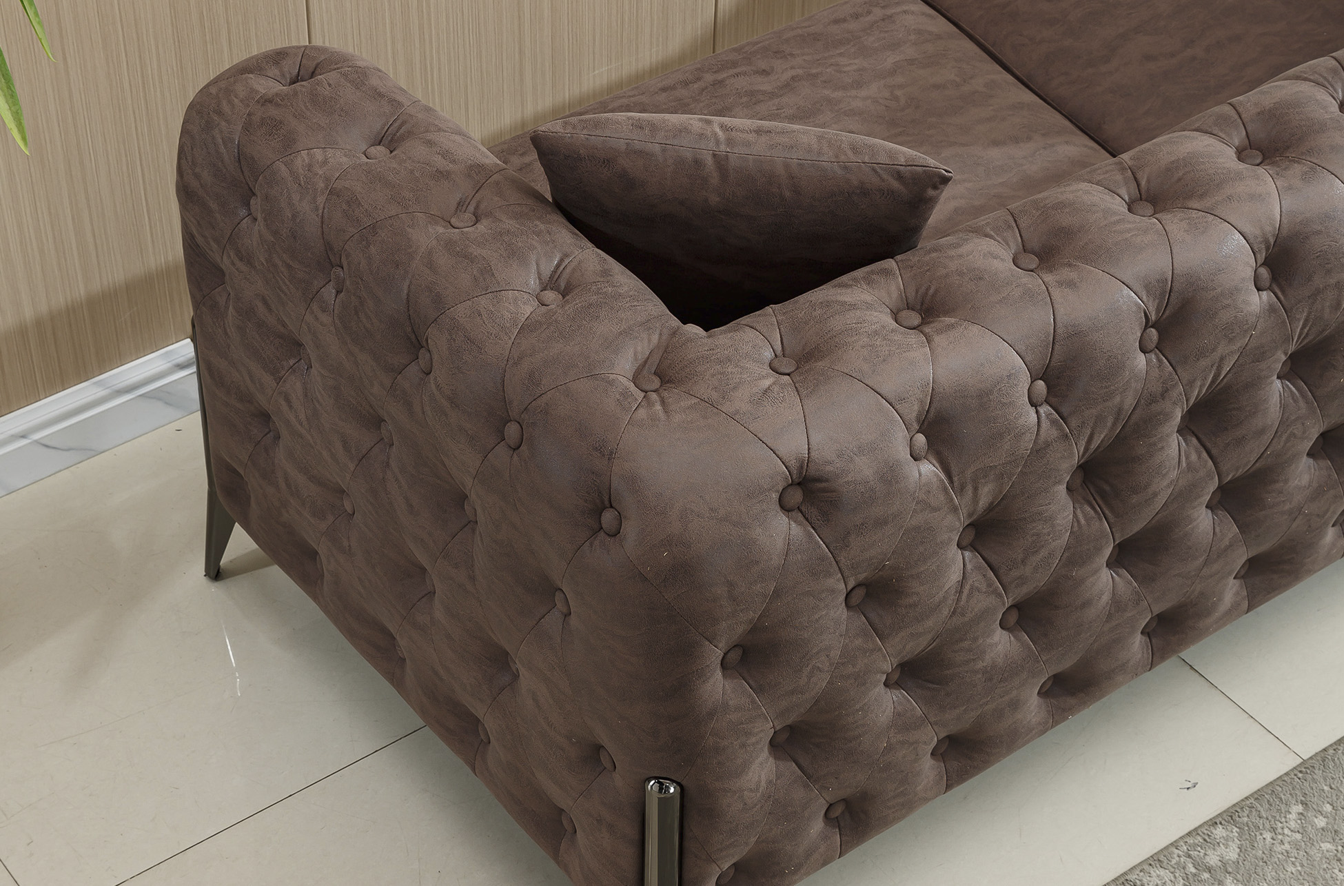 Sofá Cindy (202cm | Veludo ou linho) - Imagem 7