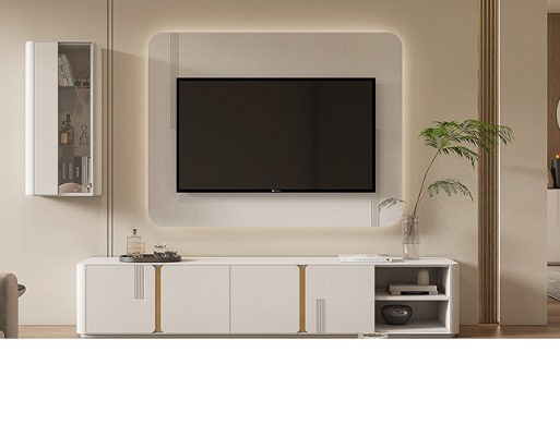 Móvel Tv Madrid (240cm I Lacado I Personalizável)