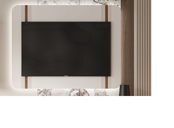 Painel tv c/led Paris