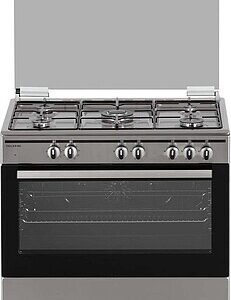 Fogão Telefac 90x60 cm 5 Queimadores com Wok e Forno (TFF9062XEP2)